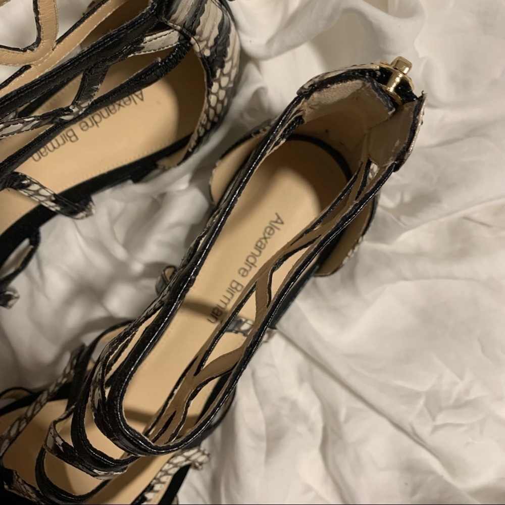 Alexandre Birman Melody Python Caged Sandals - image 8